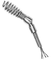 VRILLE ARTICULEE 6,4MM P/ VAL25