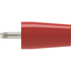 Sch&#xFC;tzinger SURB 2112 Ni/RT Safety Banana Jack Red 1pc