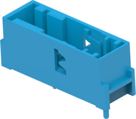 Plug, 32 pole, straight, 2 rows, blue, 1-1452368-4