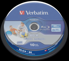 43804 Blu-ray disc/25 GB/printable/spindle of 10