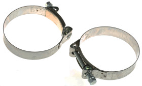 Opaska zaciskowa średnica wew 104 → 112mm śrubowa MIKALOR ze stali nierdzewnej szerokość 25mm