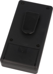 ABS handheld enclosure, (L x W x H) 130 x 65 x 25 mm, black (RAL 9005), IP54, 1599BBKBATCP