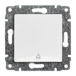 VENA Przycisk dzwonek z klawiszem bez ramki 10AX 250V 510214