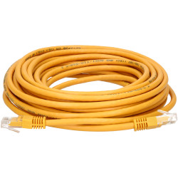 TruConnect TRUP610.0YW 10mtr CAT 6 UTP PVC Full Copper Patch Lead - Yellow