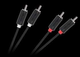 Przyłącze 2xRCA - 2xRCA - 3m