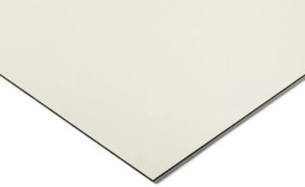 Arkusz tworzywa sztucznego Czarny, biały, 1300mm x 500mm x 1.5mm