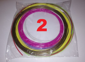 Set #2 10x3m 1.75mm PLA Filament SET for 3D Pen, 3D Printer, Doodler