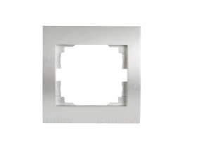 LOGI Ramka 1 pojedyncza 02-1460-043 srebrny 25235 KANLUX