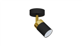 Kinkiet Joker Black/Gold 1Xgu10 Mlp6123 Milagro