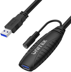 Unitek Wzmacniacz sygnału, przedłużacz USB 3.1 15m Y-3003C