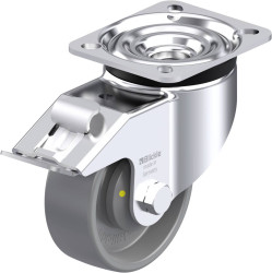 Blickle 925056 LK-PO 100KA-1-FI-ELS Rolka obrotowa z blachy stalowej Średnica koła: 100 mm Maksymalne obciążenie: 280 kg