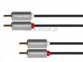 2x RCA 2x RCA 1m ( WT WT ) Kruger&Matz Basic