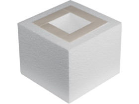 tehalit.UK System szalunkowy element VQ12 244x244mm wys. 200mm styropian SEVQ12200 HAGER