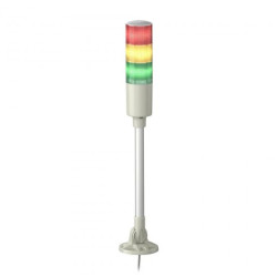 Monolityczne kolumny świetlne, Easy Harmony XVG, 60 mm, czerwony pomarańczowy zielony, światło stałe, montaż na rurze aluminiowe