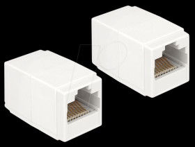 86249 Delock RJ45 socket/socket cat.6 UTP adapter