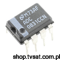 ADC0831CCN ADC Single SAR 8-Bit Serial DIP8 NI