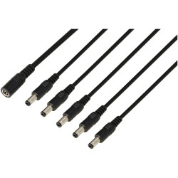 TRU COMPONENTS TC-13232716 DC connector Socket Plug 5.5mm 2.1mm 41.2cm 1pc