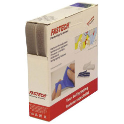 FASTECH B20-STD082210 Hook-and-Loop Tape 10m x 20mm Light Grey