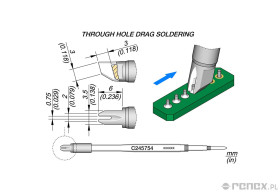 Grot C245754 do rączki JBC T245