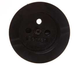 R.1/R.3 Płytka czołowa gniazda z/u czarny połysk 3965762045