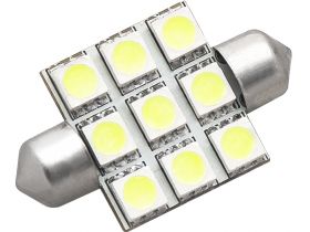 Żarówka samochodowa LED C5W 12V