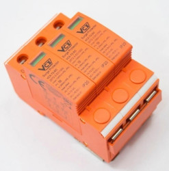 Ogranicznik przepięć DC solarny PV 3P typ B+C 1000V 14kA VCX