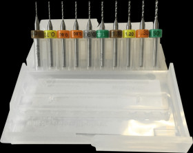 81002 Ten-piece carbide drill bit set