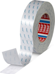 Adhesive tape, 38 x 0.1 mm, double sided, non-woven, transparent, 50 m, 04943-00007-04