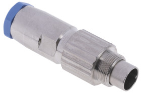 Złącze wielostykowe przemysłowe 4-pinowe Subminiaturowe Montaż na kablu Wtyczka TE Connectivity