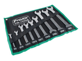 Zestaw kluczy płaskich HW-7509B 9szt. 18169