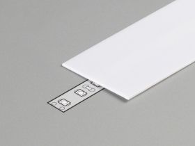 Klosz wsuwany H mleczny 1m