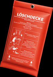 1,0 X 1,0 M LÖSCHDECKE Fire blanket, 100 x 100 cm