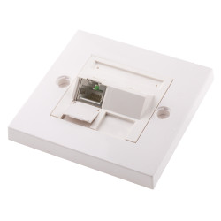 Płytka czołowa, Cat6, STP, Kątowy