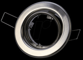 23244 Ceiling mounting ring, swivelling, chrome matt, GU5.3