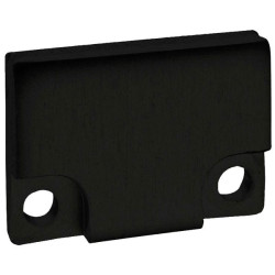 Barthelme 62398614_9005 BARdolino End Cap Set Aluminium Deep Black 2 Pieces