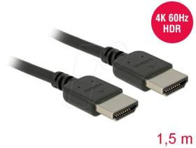 85216 Premium HDMI Cable 4K 60 Hz 1.5 m