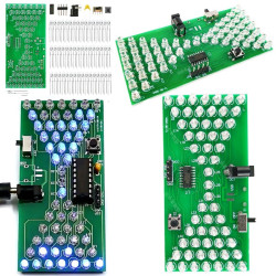 Klepsydra LED Zestaw do nauki lutowania DIY Instrukcja PL