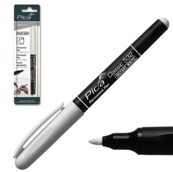 Marker permanentny pisak do wielu powierzchni biały 1-2mm PICA Classic 532/52