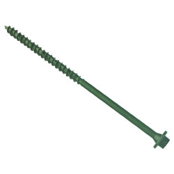 ForgeFix Hexagonal/Torx&#xAE; Compatible Timber T30 Screws Green 7x65mm Tub 50