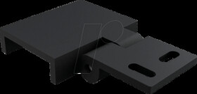62425233 Flexline Angle bracket Profile 27-32mm blk 2 pcs
