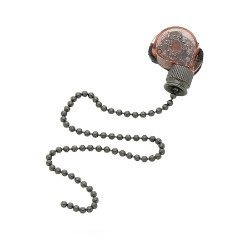 3A 250V Table Lamp Chain Switch, Graphite