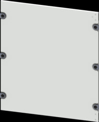 Aperture, rectangular, sheet steel, (W x H x D) 800 x 550 x 10 mm, light gray, 8PQ2055-8BA01