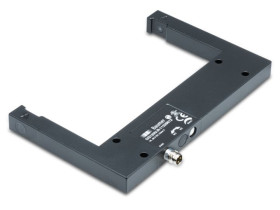 Czujniki fotoelektryczne Czujnik wideł widełkowy Baumer NACISNĄĆ/POCIĄGNĄĆ zakres 120 mm Czerwona dioda LED