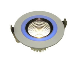 Downlight LED COB CALON 7W+3W biały ciepły+niebi
