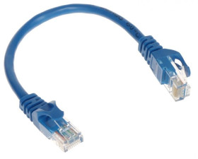 Patchcord RJ45/0.2-BLUE 0.2m