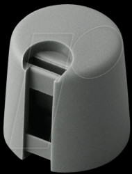 A1016048 Potentiometer knob Ø16 mm, 4-mm axle, TOP-KNOBS, grey