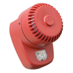Sygnalizator optyczno-akustyczny RoLP LX Ścienny (wysokosć montażu 2,5m) zasięg 7,5m ROLP Base-LX-W/RF/R1+ROLP/SV/R1 VDS TON8 85