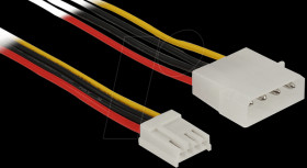 83822 Cable Power 4 pin male &gt; 4 pin floppy female 60 cm