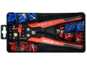 Wielofunkcyjny ściągacz izolacji 205MM z zestawem konektorów izolowanych 191 elementów