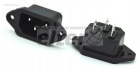 Komputerowe złącze zasilające męskie montażowe